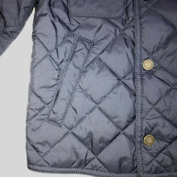RALPH LAUREN QUILTED CAR COAT, Aviator Navy *NWT* - Picture 5 of 6